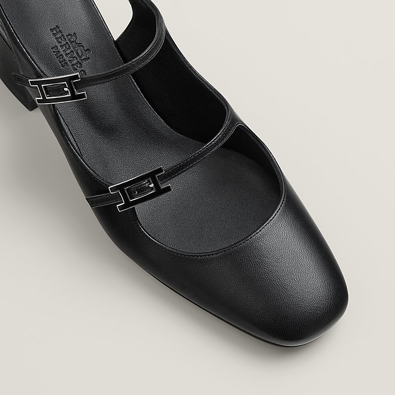 Escarpim Jackie 50 - Preto | Hermès Brasil